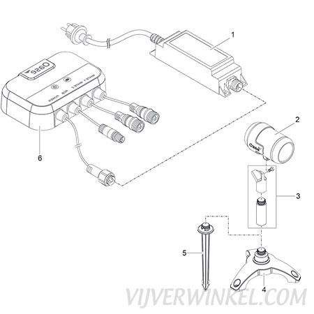 Onderdelen Oase LunAqua Connect L Solo wit